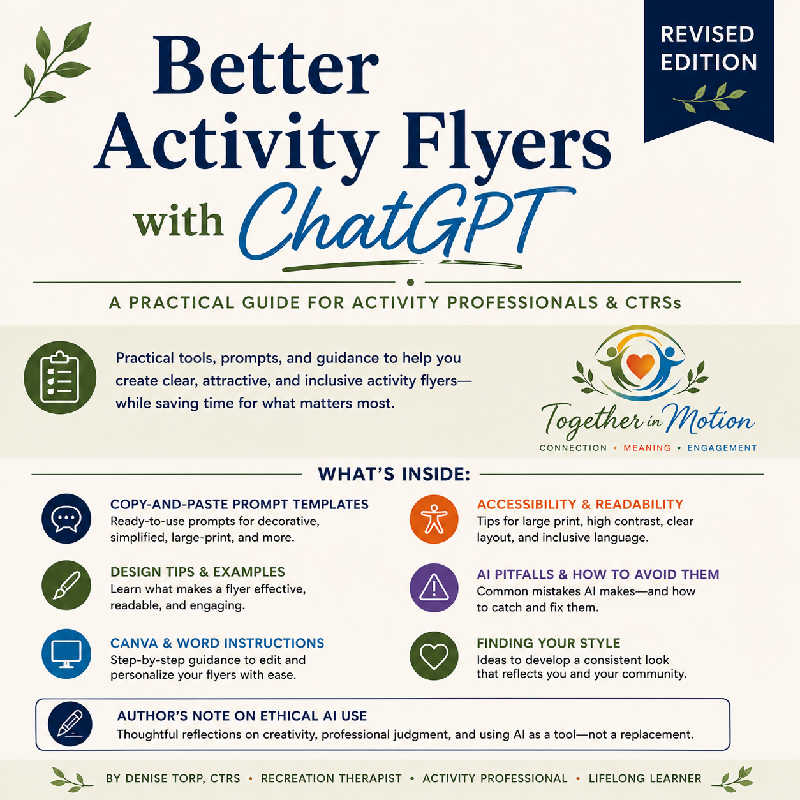 Better Activity Flyers with ChatGPT Revised Version
