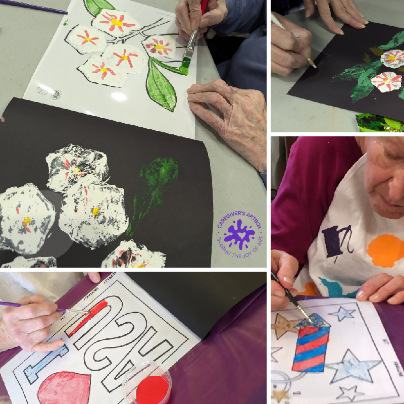 Paint - Press - Reveal | Printmaking with Older Adults