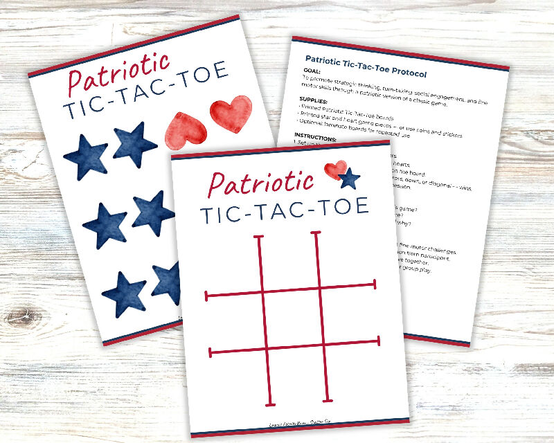 USA 250th Birthday, Patriotic Activity Bundle with Recreation Therapy Protocols, Party Games for 4th of July, Independence Day Bundle, Memorial and Veterans Day