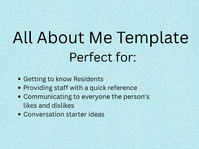 All About Me Template | Printable & Editable Canva Version | Instant Download