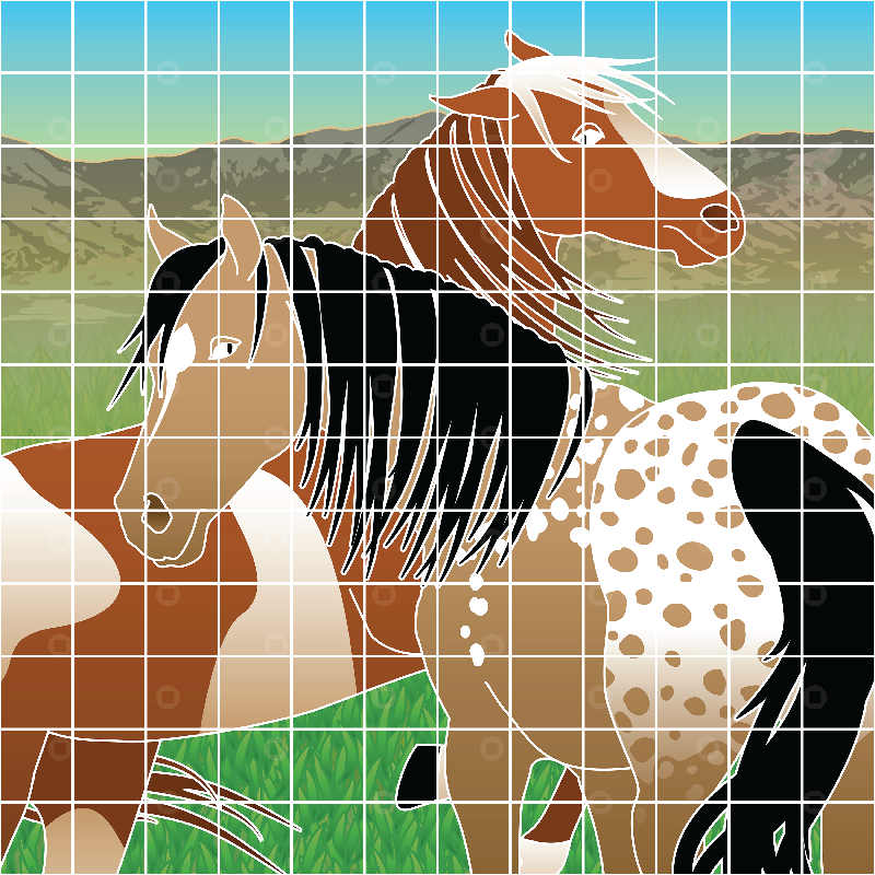 Adaptive Large Puzzle Activities | Horse Spots I Memory Care & Assisted Living