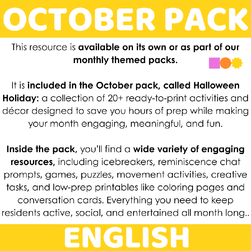 Halloween Sensory Task Mat - Hands-On Interactive Activity for Seniors, Memory Care & Sensory Engagement