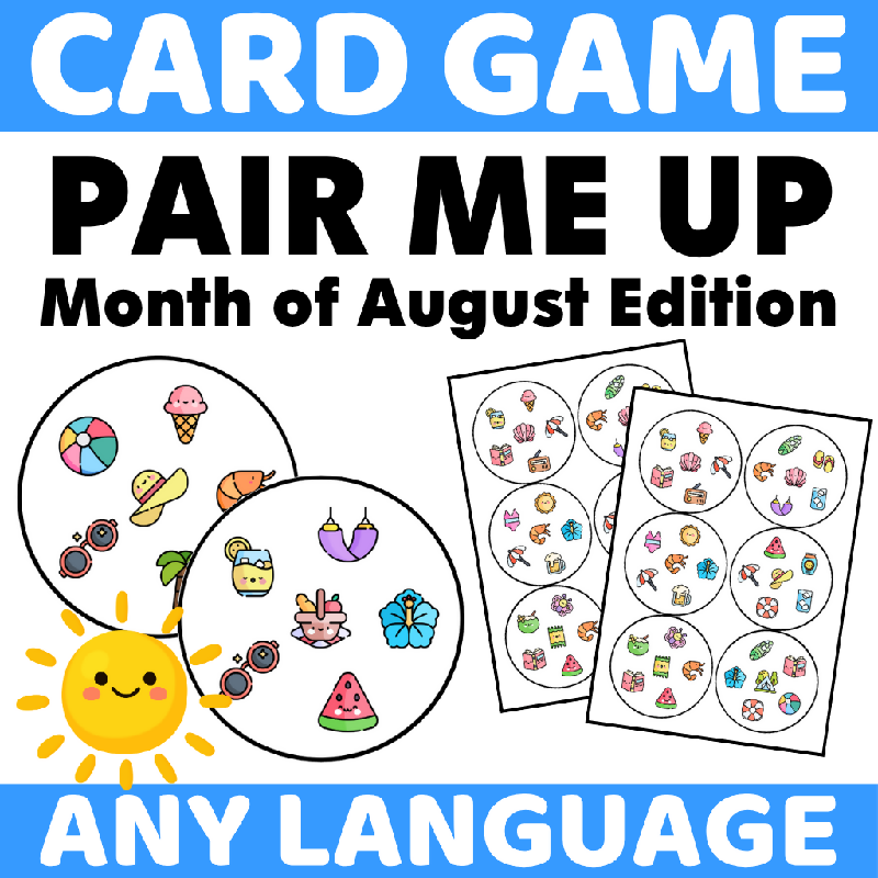 August Pair Me Up | Spot It–Inspired Visual Matching Game for Seniors & Memory Care | Brain Fitness, Cognitive Stimulation & Interactive Visual Scanning Activity