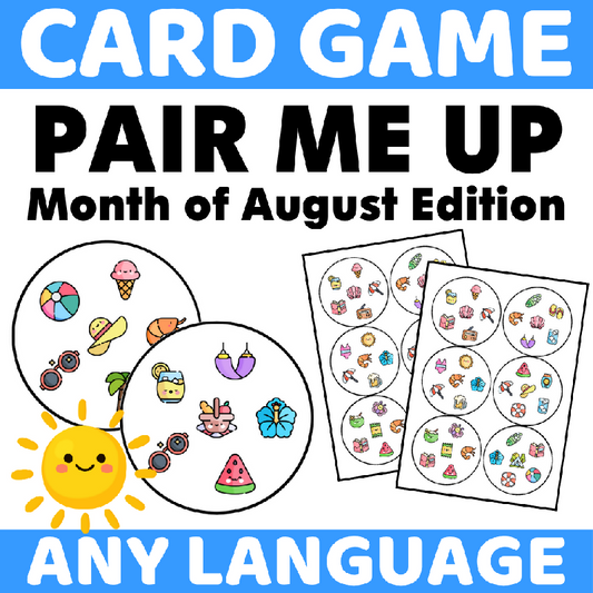 August Pair Me Up | Spot It–Inspired Visual Matching Game for Seniors & Memory Care | Brain Fitness, Cognitive Stimulation & Interactive Visual Scanning Activity