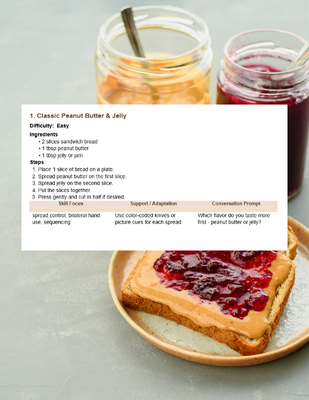 50 No-Cook Life Skills Activities for Seniors | Sandwiches