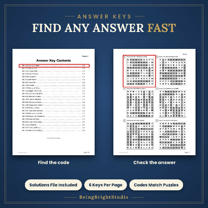 Extra Large Print Christian Word Search for Activity Directors, 100 Printable Puzzles, Bonus Bingo Cards