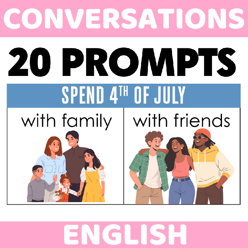 Would You Rather July Theme Conversation Prompts - Reminiscence Fourth of July - Independence Day
