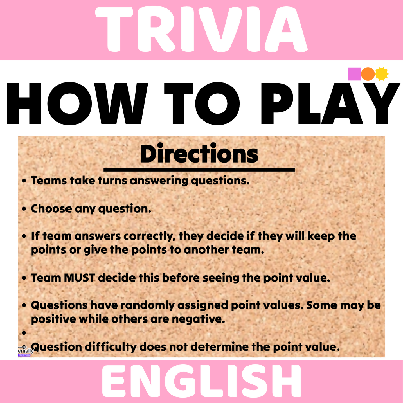 The Unfair Game - Trivia Style Game - Month of July Edition