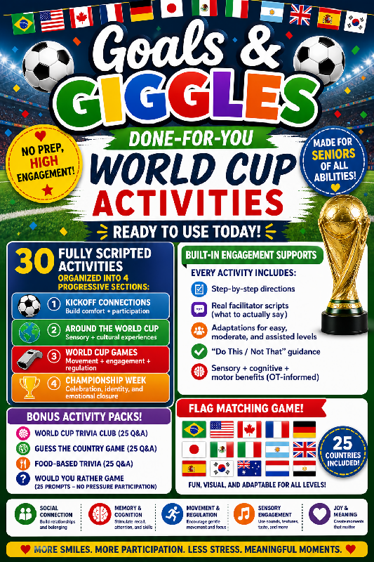 Goals & Giggles Done-for-You World Cup Activities